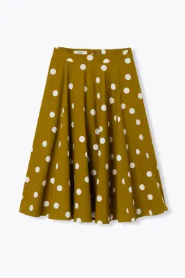 Jupe midi imprimée Femme