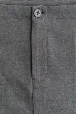 Jupe crayon façon tailleur - Gris chiné