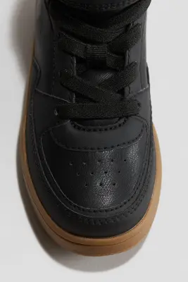 Sneakers montantes chaudement doublées - Noir