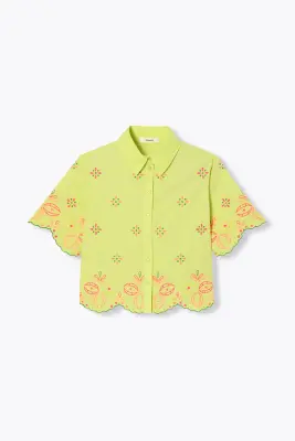 Chemise brodée Femme