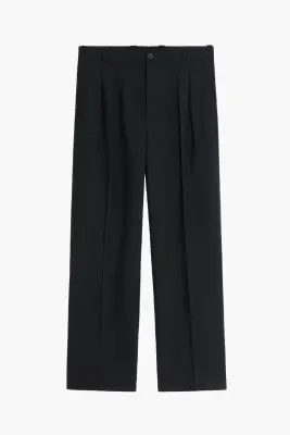 Pantalon French Military - Laine tropicale Gris Anthracite