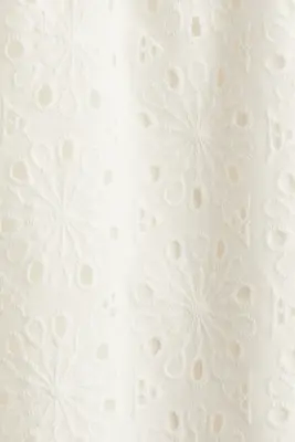 Short avec broderie anglaise - Blanc