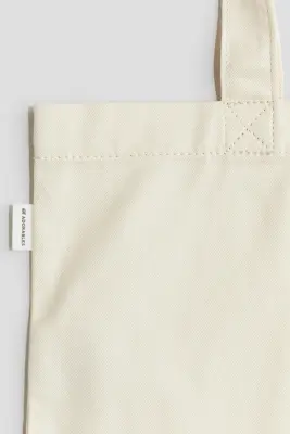 Tote bag en coton - Crème