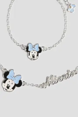 Parure de bijoux 2 pièces - Argenté/Minnie