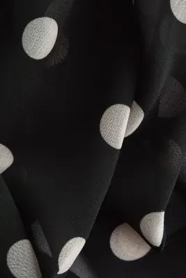 Cape en mesh - Noir/pois