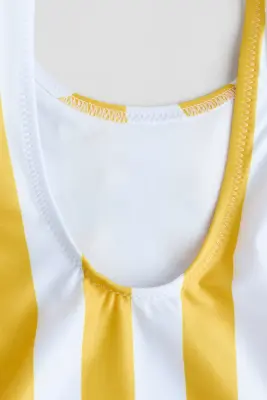 Maillot de bain imprimé avec détails noués - Jaune/Miffy