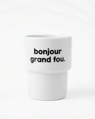 Gobelet Bonjour Grand Fou - Félicie Aussi