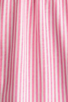 Robe imprimée en coton - Rose/rayé