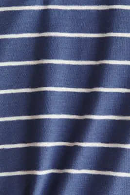 T-shirt en coton - Bleu/rayé