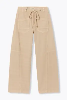 Pantalon large à oeillets