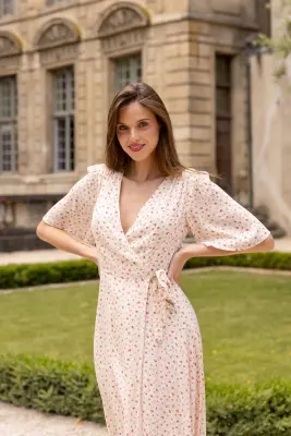 Flora Wrap Dress