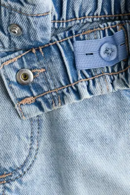 Short Loose Fit en denim - Bleu denim clair