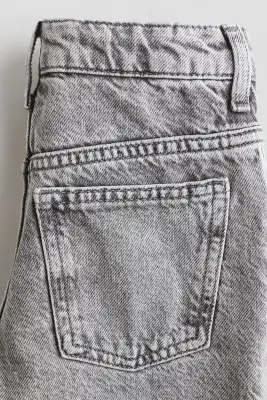 Loose Fit Jeans - Gris denim clair
