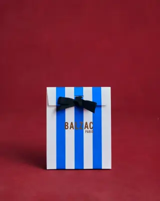 Pochette cadeaux small rayures
