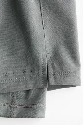 Short de running superposé DryMove™ - Gris