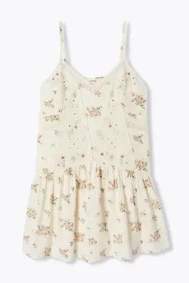 Robe courte fleurie Femme