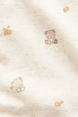 Ensemble 2 pièces body et legging - Beige/nounours