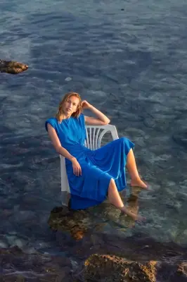 Robe Calla Regatta Blue
