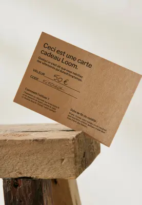 La carte cadeau physique