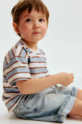 Short en denim - Bleu denim clair
