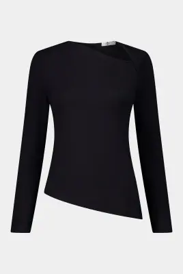 HAUT ASYMÉTRIQUE MAILLE FINE BIEL