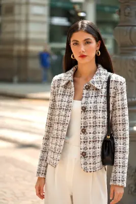Melanie Wool Short Coat