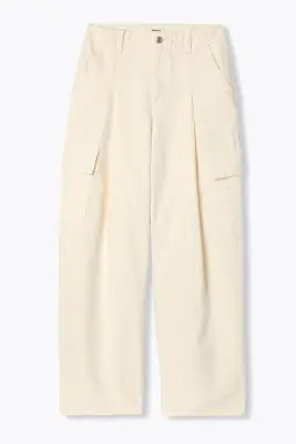 Pantalon cargo en toile Femme