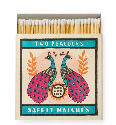 Boîtes d'allumettes - Two Peacocks