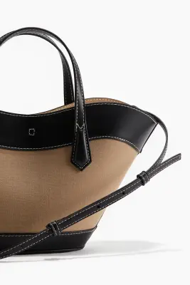 Sac crossbody - Beige/noir