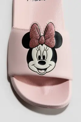 Claquettes de piscine - Rose clair/Minnie