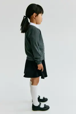 Jupe scolaire en jersey - Noir