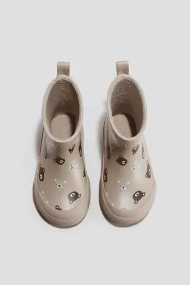 Bottes en caoutchouc - Beige clair/ours