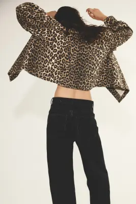 Barrel High Waist Jeans - Noir denim