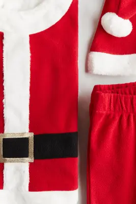 Costume de Père Noël 3 pièces - Rouge/Père Noël
