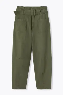Pantalon  barrel taille haute