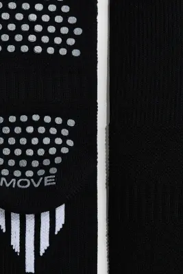 Lot de 2 paires de chaussettes de football - Noir