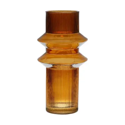 Vase Ambre Stries