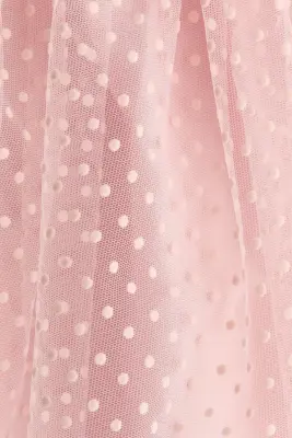Jupe en tulle scintillant - Rose clair