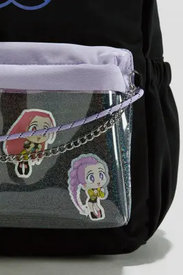 Sac à dos avec motifs - Noir/KPop Demon Hunters