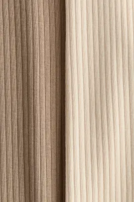Lot de 2 leggings - Grège/crème