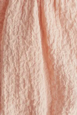 Ensemble 2 pièces en seersucker de coton - Rose clair