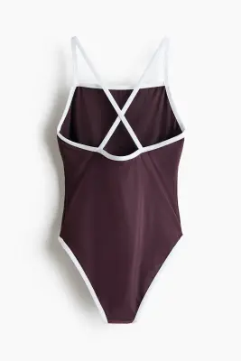 Maillot de natation - Violet aubergine