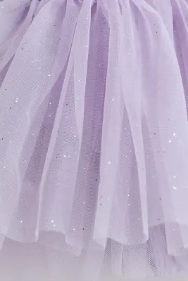 Justaucorps de danse avec jupe en tulle - Violet clair