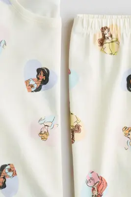 Pyjama en jersey - Crème/Princesses Disney