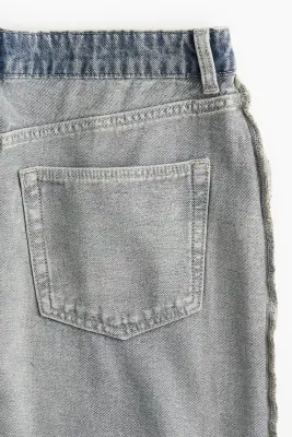 Jupe de longueur genou - Bleu denim clair