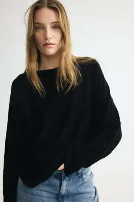 Pull épaules nues - Noir