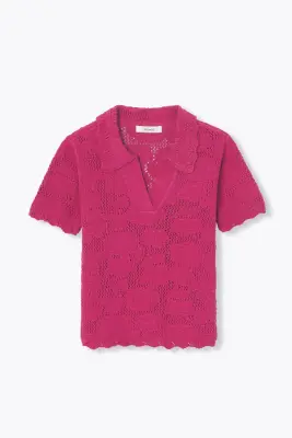 Pull en maille ajourée Femme