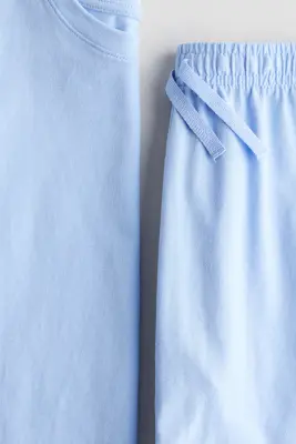 2-piece T-shirt and shorts set - Bleu clair