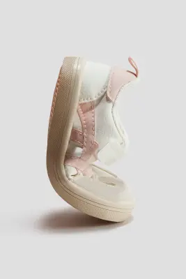 Sneakers barefoot - Blanc/rose clair