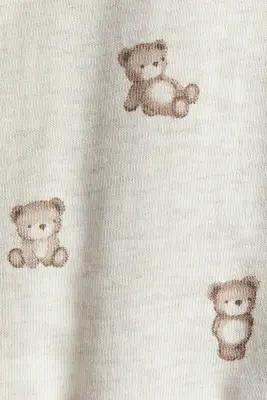 Combi-pilote matelassée - Beige clair/nounours